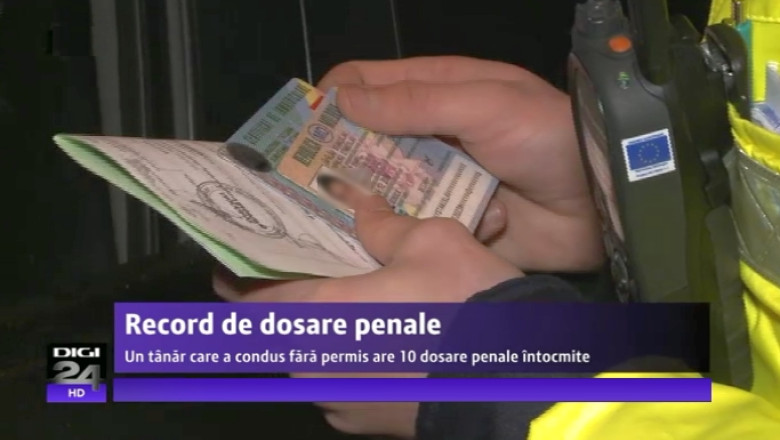 Record: Un tanar din Bucuresti are zece dosare penale pentru conducere fara permis si in stare de ebrietate Imagine