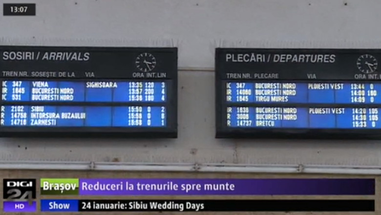 Reduceri la trenurile spre munte Imagine