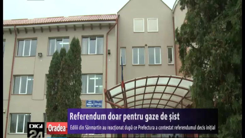 Referendum doar pentru gaze de sist, in comuna bihoreana Sanmartin Imagine