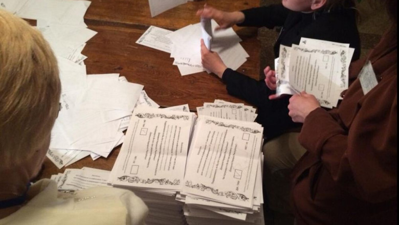 Referendumuri pentru independenta in Ucraina. Prezenta la vot de 79% in regiunea Lugansk si de 71% in regiunea Donetk Imagine