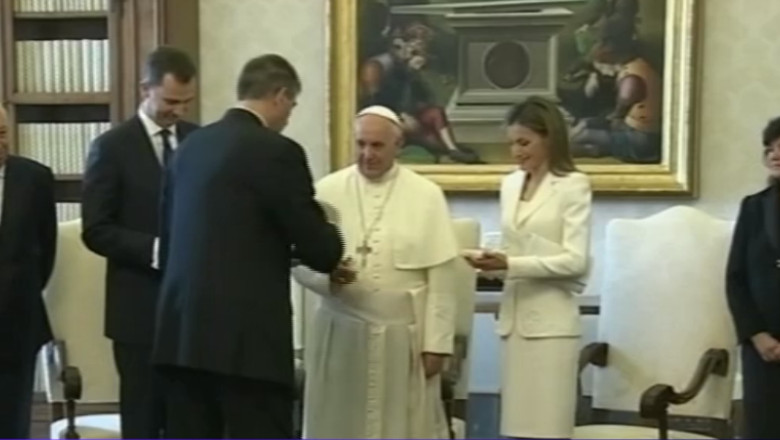 Regele Felipe al Spaniei, in vizita la Vatican Imagine