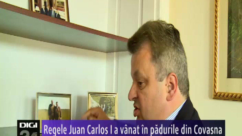 Regele Juan Carlos I a vanat in padurile din Covasna Imagine