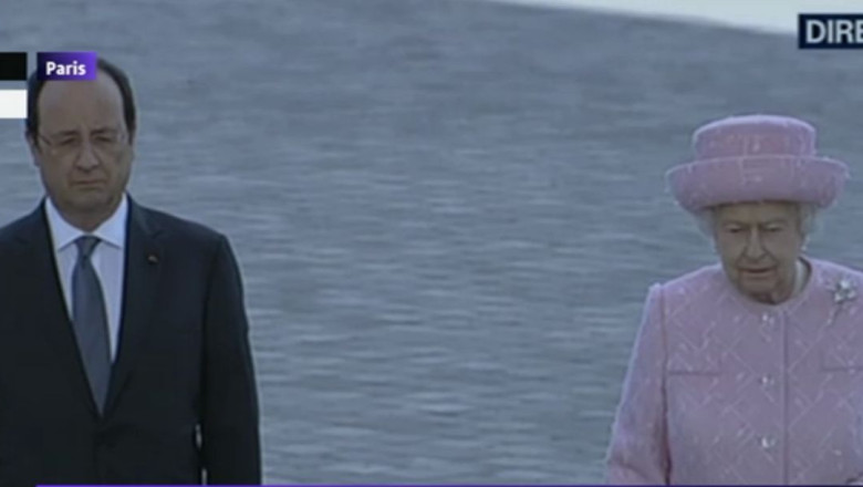 Regina Elisabeta a ajuns in Franta. Suverana britanica a calatorit cu Eurostar pana la Paris Imagine