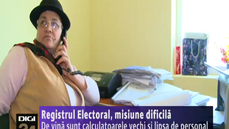 Registrul Electoral, misiune dificila. De vina sunt calculatoarele vechi si lipsa de personal Imagine
