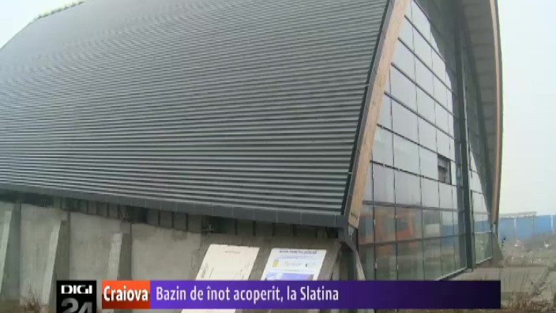 Reincep lucrarile la bazinul de inot acoperit din Slatina Imagine