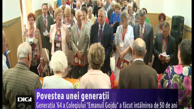 Reintalnire dupa 50 de ani. Absolventii generatiei 1964 de la colegiul "Gojdu" s-au reunit Imagine