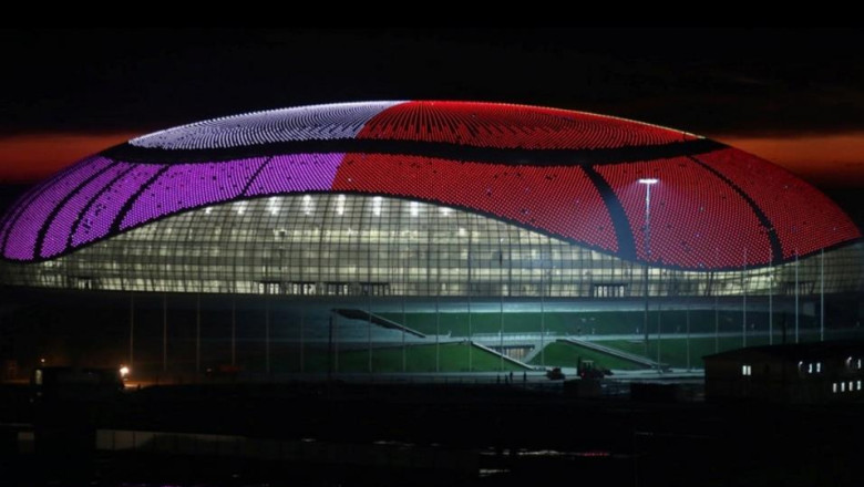 Repetitie generala la Soci pentru ceremonia de deschidere a JO de iarna Imagine