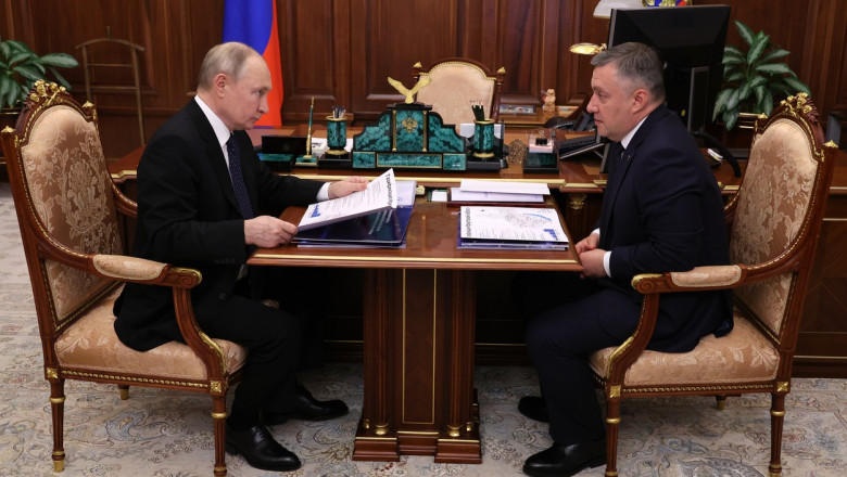 Replica ciudata a lui Putin, dupa ce un guvernator rus i-a povestit despre „eroii” morti in Ucraina: „Saluta-i pe toti” Imagine