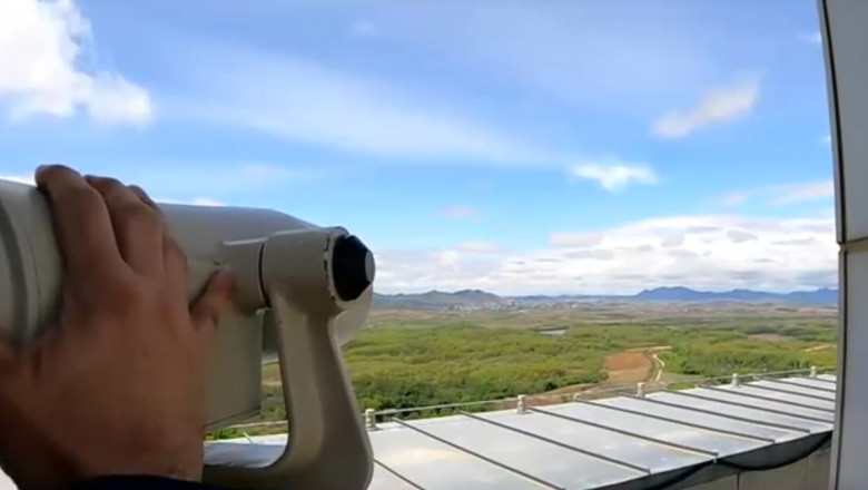 Reportaj Digi24 langa Coreea de Nord. Zona demilitarizata e impanzita de militari, mine antipersonal si tuneluri subterane Imagine
