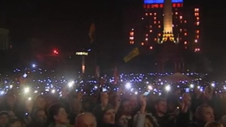 REPORTAJ DIN UCRAINA. Echipa Digi24 a mers in spatele baricadei de pe EuroMaidan Imagine