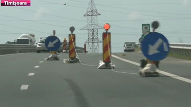 Restrictii de circulatie pe autostrada Arad - Timisoara Imagine