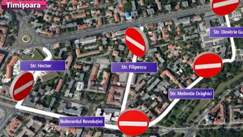Restrictii de trafic de 1 Decembrie la Timisoara. Sambata au loc repetitii, luni - parada militara Imagine