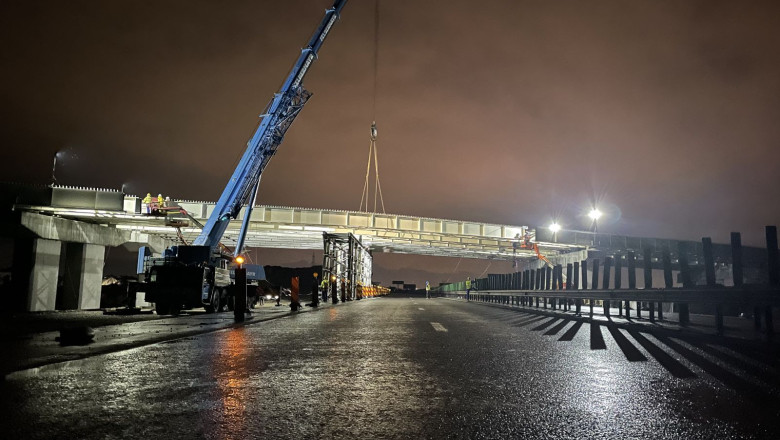 Restrictiile pe 4 km din autostrada A2 s-au prelungit Imagine