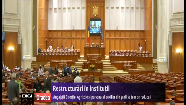 Restructurari in institutii. Angajatii Directiei Agricole si personalul auxiliar din scoli se tem de reduceri Imagine