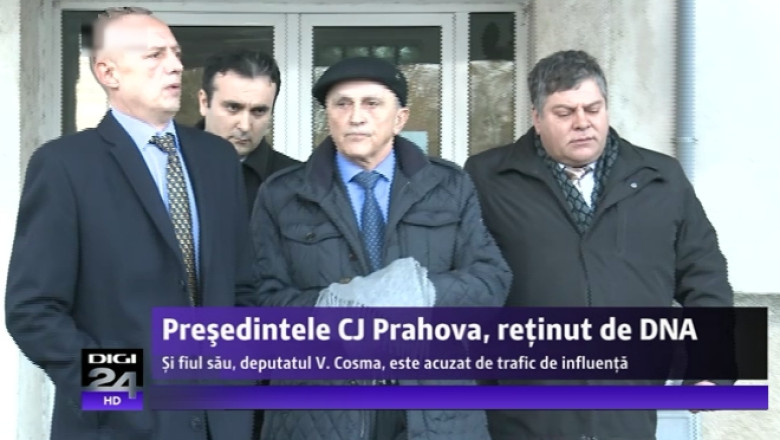 Retinut pentru trafic de influenta, presedintele CJ Prahova a fost internat la spital. El a acuzat o criza cardiaca Imagine
