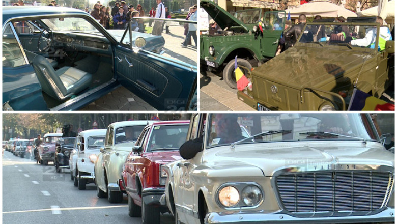 Retro Parada Toamnei: bijuterii pe patru roti, scoase sa straluceasca in centrul Timisoarei Imagine