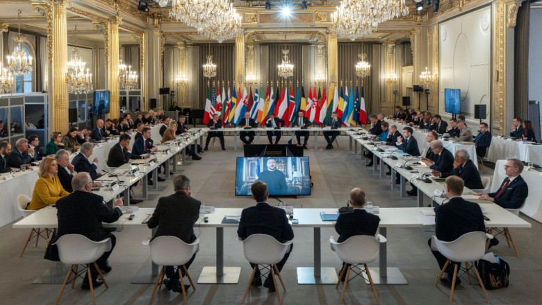 Reuniunea de la Paris. De la „fiori pe sira spinarii” si trimiterea de trupe NATO in Ucraina, la „nimeni nu trebuie sa isi faca griji” Imagine