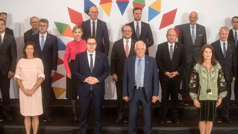 Reuniunea ministrilor de externe UE. Aurescu cere un nou pachet de sanctiuni impotriva Rusiei si masuri impotriva tarilor care o ajuta Imagine