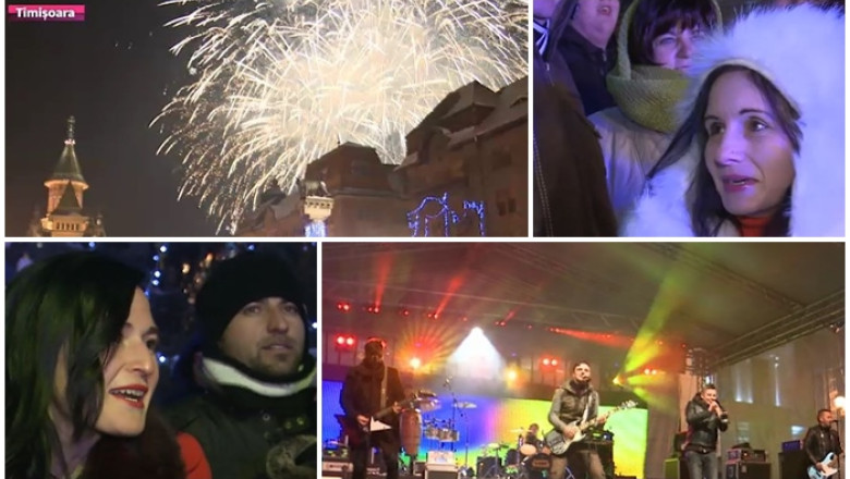 Revelion la minus 15 grade in centrul Timisoarei Imagine