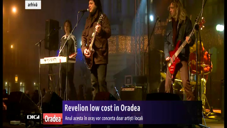 Revelion low-cost in Oradea. In noaptea dintre ani, in oras vor concerta doar artisti locali Imagine