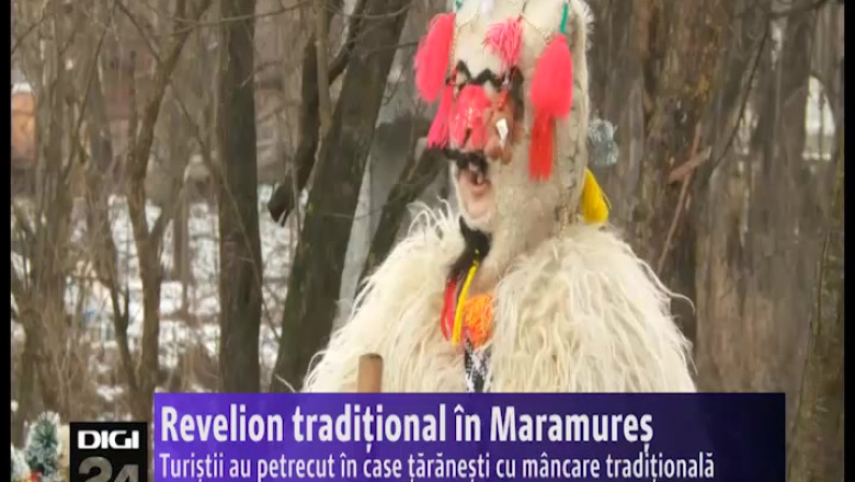 Revelion traditional in Maramures. Turistii au petrecut in case taranesti Imagine