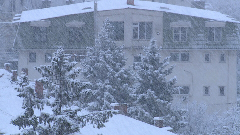 Revin ninsorile in Oltenia. Meteorologii au emis o avertizare cod galben de viscol   Imagine