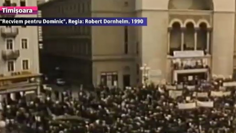 Revolutia, la Globurile de Aur. Filmul a fost realizat de regizorul timisorean Robert Dornhelm, in 1990 Imagine