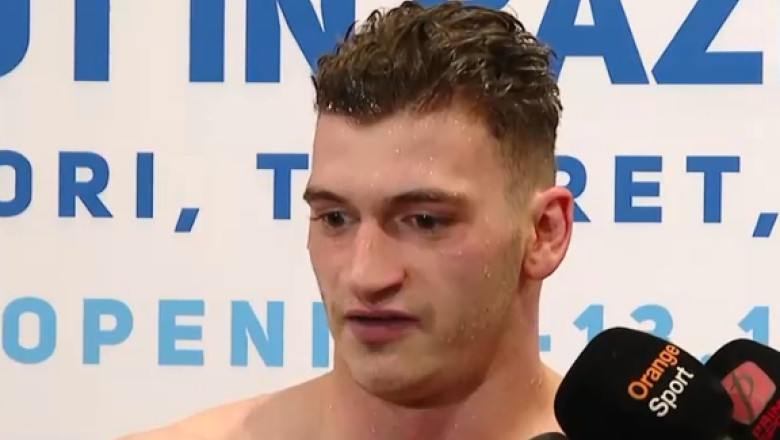 Rezultat surpriza: Daniel Martin, romanul care l-a invins pe David Popovici la Campionatul National de Inot Imagine
