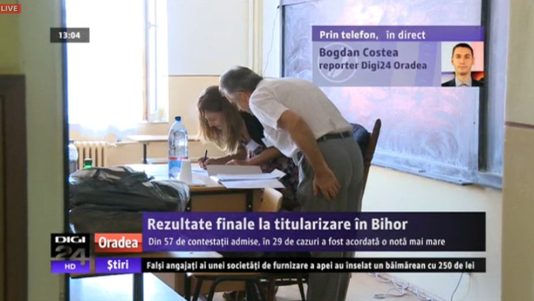 Rezultate finale la titularizare in Bihor. Din 57 de contestatii admise, in 29 de cazuri a fost ridicata nota Imagine
