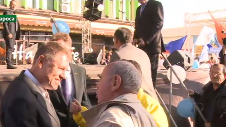 Rezultate partiale. Klaus Iohannis: 54,50%, Victor Ponta: 45,49% Imagine