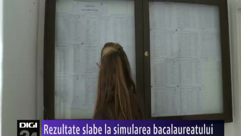 Rezultate slabe la simularea bacalaureatului  Imagine