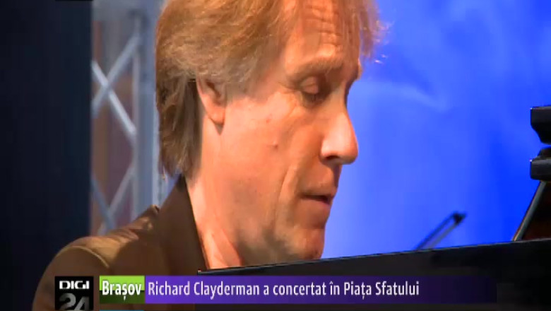 Richard Clayderman a concertat in Piata Sfatului  Imagine