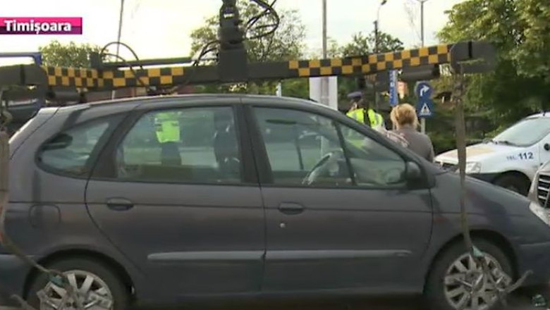 Ridicarea de masini din parcarile supermarketurilor: practici sanctionate de Politia Locala Timisoara Imagine