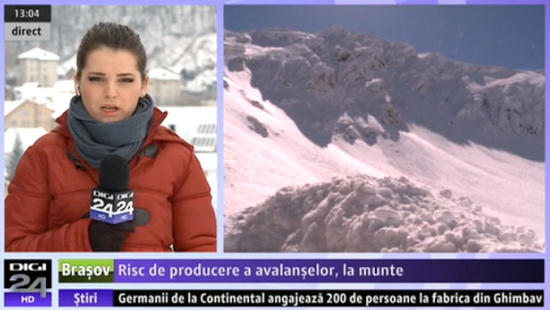 Risc de avalansa la munte Imagine