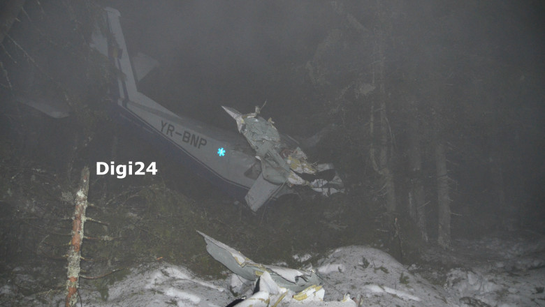 Riscul de deces al persoanelor din avionul cazut in Apuseni, asigurat pentru 287.500 euro Imagine