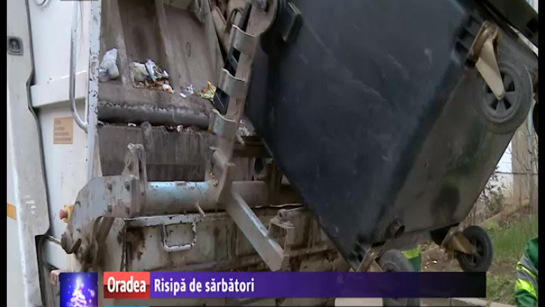 Risipa de sarbatori. In decembrie, oradenii au produs cu 8 tone de deseuri mai mult decat in alta luna Imagine