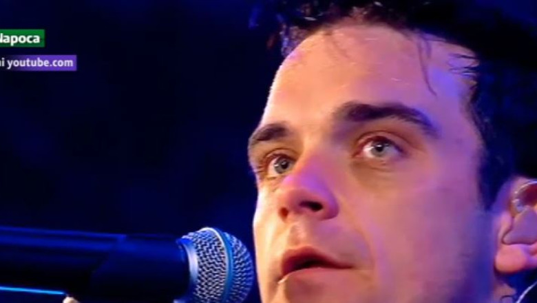 Robbie Williams ar putea concerta la Cluj. Informatia a fost publicata pe un site in limba franceza dedicat artistului Imagine