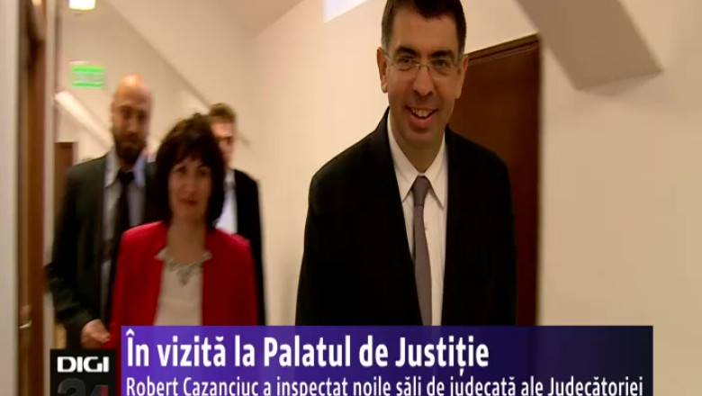 Robert Cazanciuc, in vizita la Palatul de Justitie din Cluj-Napoca Imagine