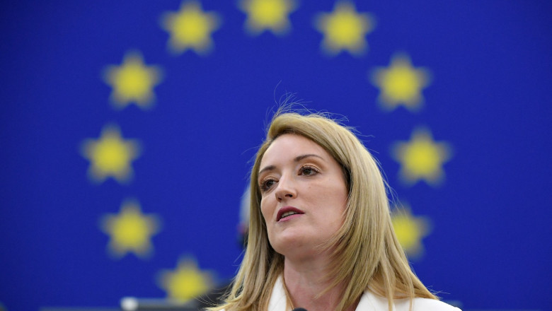 Roberta Metsola a fost realeasa presedinta Parlamentului European Imagine