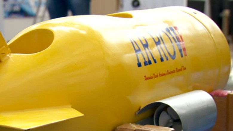 Robot subacvatic, realizat de Fortele Navale Romane Imagine