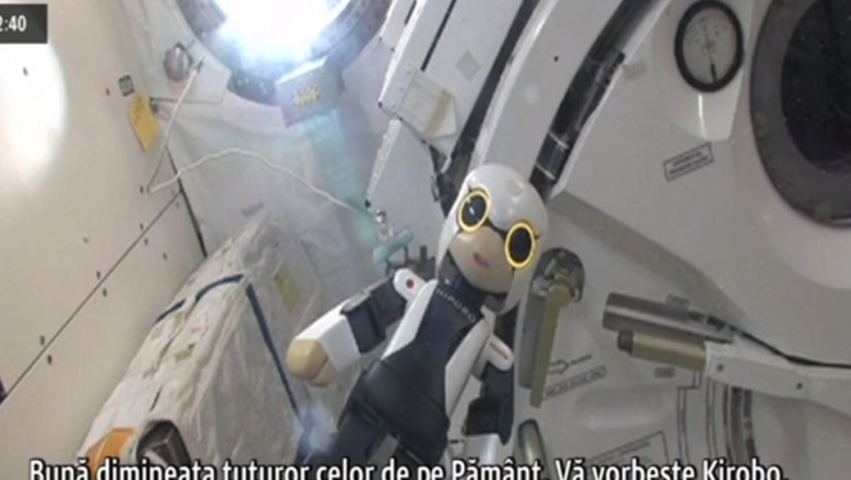Robotelul Kirobo a transmis primul sau mesaj din Spatiu Imagine