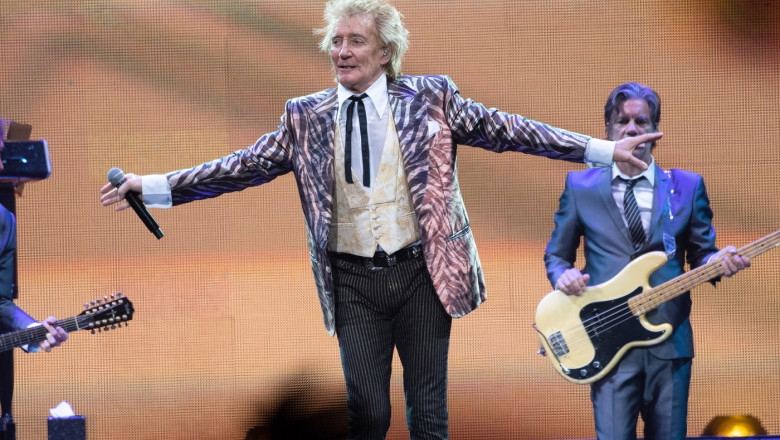 Rod Stewart a fost huiduit la un concert in Germania, in timpul unui moment dedicat Ucrainei si presedintelui Zelenski Imagine