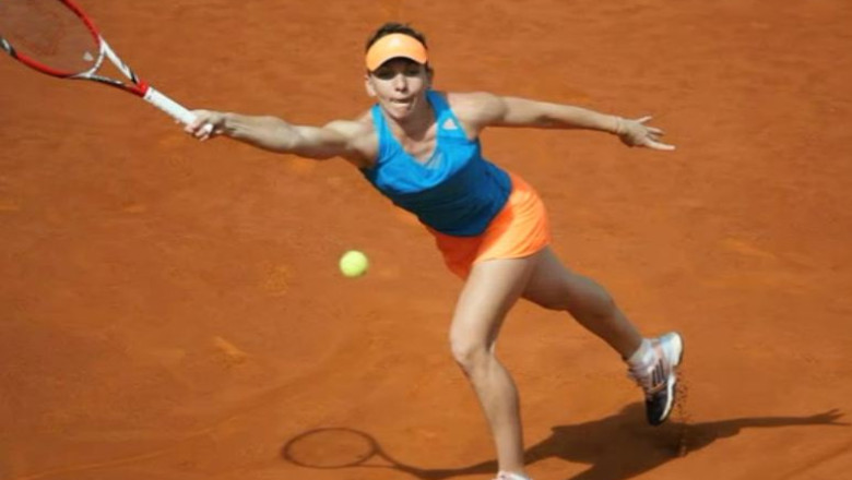 Roland Garros. Simona Halep s-a calificat in sferturile de finala. A invins-o pe Sloane Stephens cu 6-4, 6-3 Imagine