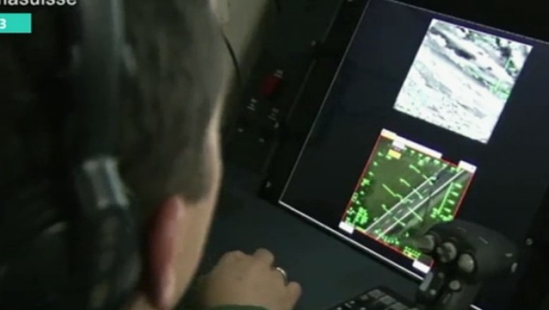 Romani arestati cu ajutorul unei drone in Elvetia Imagine