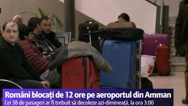 Romani blocati pe aeroportul din Amman Imagine