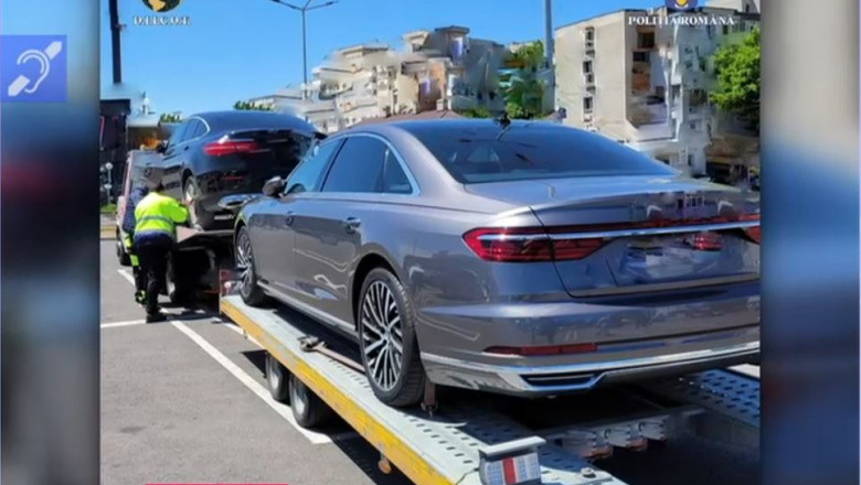 Romani pacaliti cu masini de lux furate: Politistii au efectuat perchezitii la contrabandisti din Bucuresti Imagine