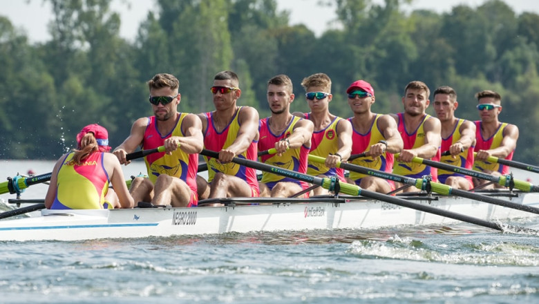 Romania a castigat 5 medalii de aur si 4 de argint la Campionatul European de Canotaj Under23 Imagine
