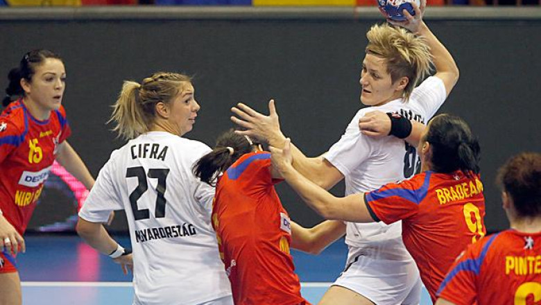 Romania a castigat meciul cu Ungaria la CM de handbal, 21-17 Imagine