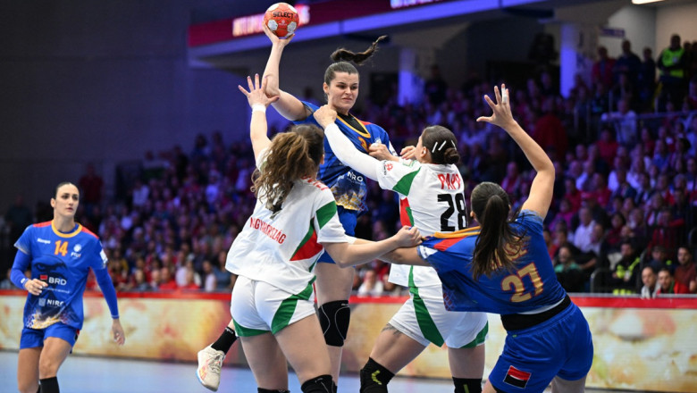 Romania a fost invinsa de Ungaria si a ratat calificarea in semifinalele Campionatului European de handbal feminin Imagine