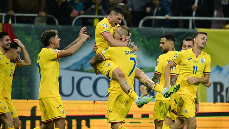 Romania a invins Elvetia si s-a calificat la EURO 2024 din pozitia de castigatoare a grupei. Sarbatoare pe Arena Nationala Imagine